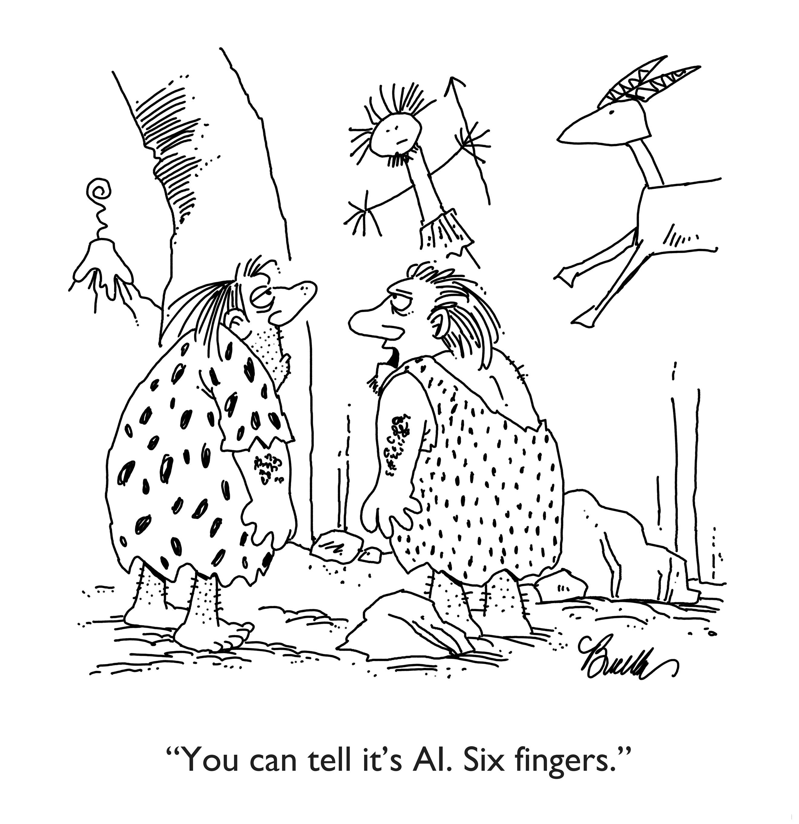 You can tell it’s AI.